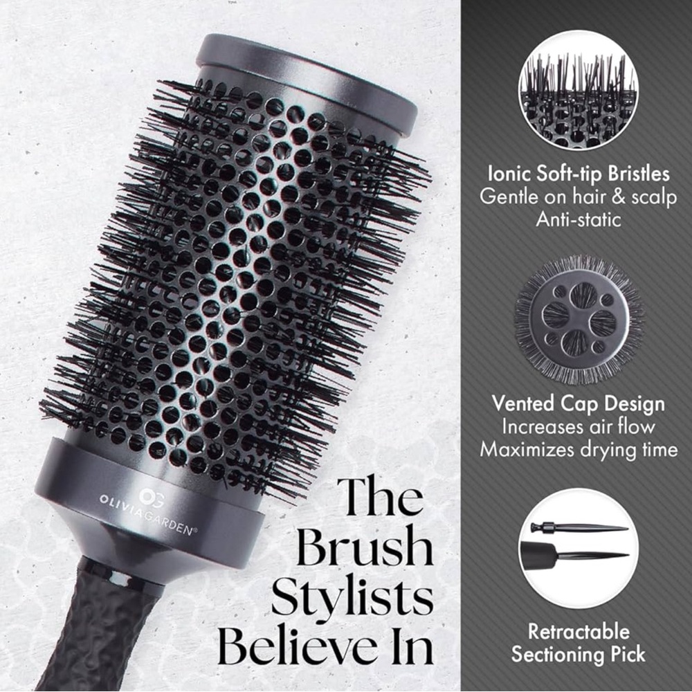 Olivia Garden ESSENTIALS Thermal Brush 2 1/8” - Picture 6 of 8